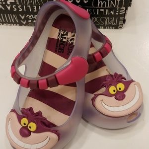 Mini Melissa Clear Cheshire Cat Shoes size T7